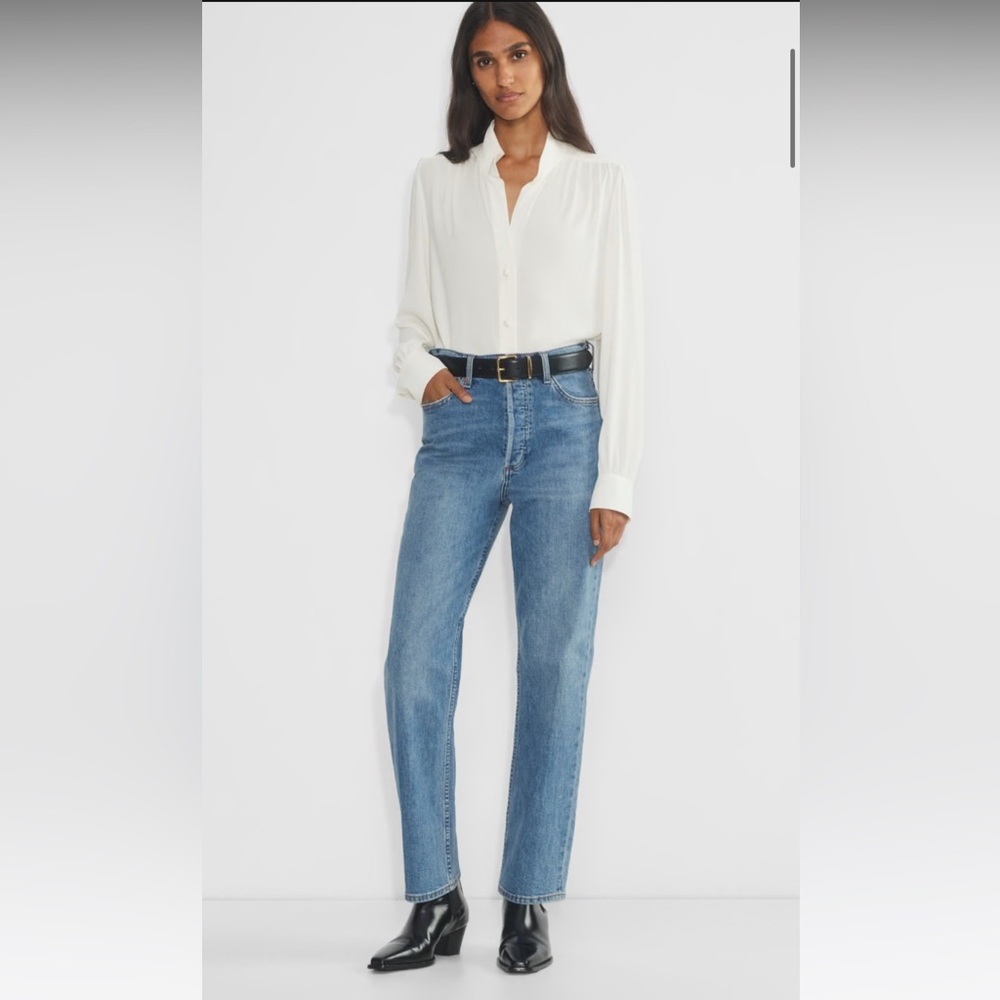 Aritzia Denim Forum - Arlo High Rise Straight Jean 26
